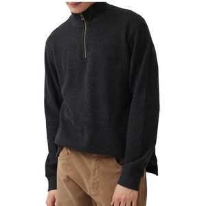 RODD & GUNN Alton Ave Half Zip  Pullover Sweatshirt  Mens Size XL Charcoal